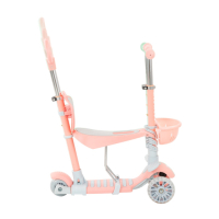 Makani Тротинетка BonBon 4 в 1 Candy Pink, снимка 7 - Детски велосипеди, триколки и коли - 44525077