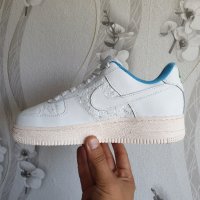 оригинални маратонки  Kith Nike Air Force 1 Low White Blue Lagoon DC9555-100, снимка 7 - Маратонки - 42444684