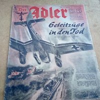 Адлер Трети райх списание 1940 г, снимка 1 - Антикварни и старинни предмети - 41811480