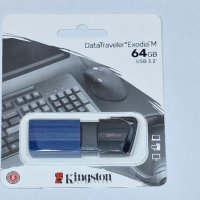 64GB Kingston нова флашка 64ГБ USB 3.0, снимка 1 - USB Flash памети - 41505100