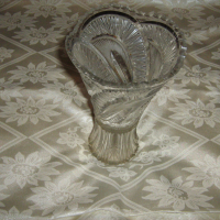 кристална ваза, снимка 1 - Вази - 36183862