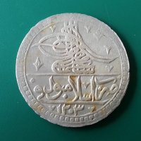 Османска Турция 100 пара ЮЗЛУК 1203/4 Селим 3 сребро монета , снимка 2 - Нумизматика и бонистика - 40803177