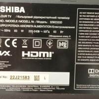 Toshiba 32W2333D с дефектен екран-UE-3790-01UN-LF/L2300 REV:1.03A/SVT320AE9_REV1.0_121/96.32S03.004 , снимка 3 - Части и Платки - 41746774