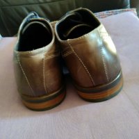 Paul Hunter маркови обувки естествена кожа UK10.5-11 EU №45 295cm стелка чисто нови, снимка 5 - Официални обувки - 41577159