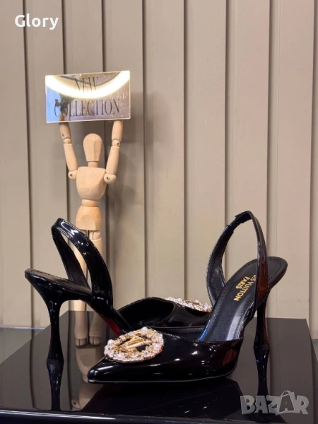 Черни  токчета LV, снимка 1