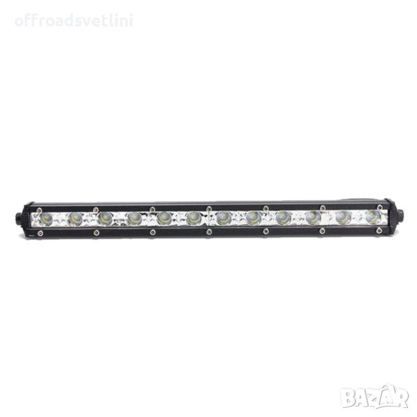 Едноредов SLIM LED BAR 34 см 60W слим лед бар, снимка 1
