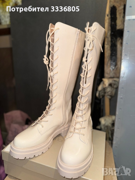 Нови лачени ботушки 38 номер, снимка 1
