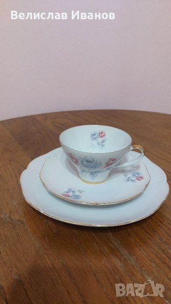 🇩🇪BAVARIA QUALITATZ🇩🇪 Немски порцелан Троен сет, снимка 1