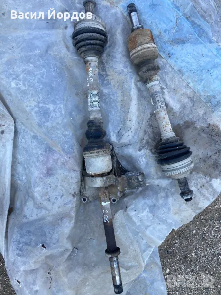 Лява и Дясна Полуоска / Карета за Пежо 206цц Кабрио 2.0 / Peugeot 206cc / 9643054380 / 9625461080, снимка 1