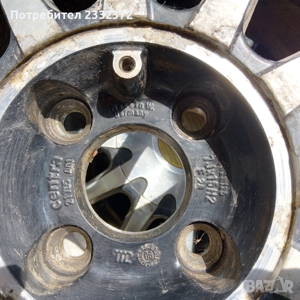 3 бр.  алуминиеви джанти за Форд ескорт, фокус и други модели , снимка 1