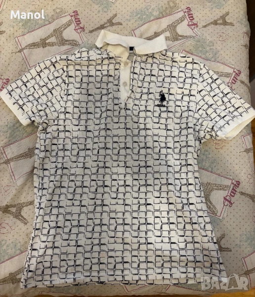 U.S Polo тениска с яка, снимка 1