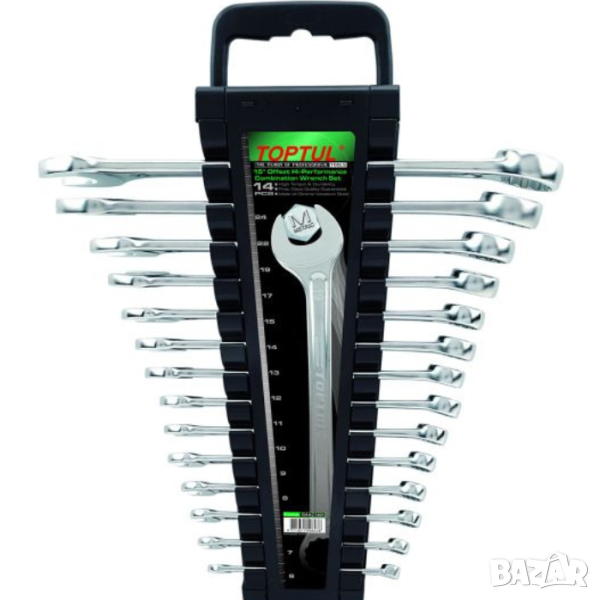 TOPTUL звездогаечни ключове 14 части, снимка 1