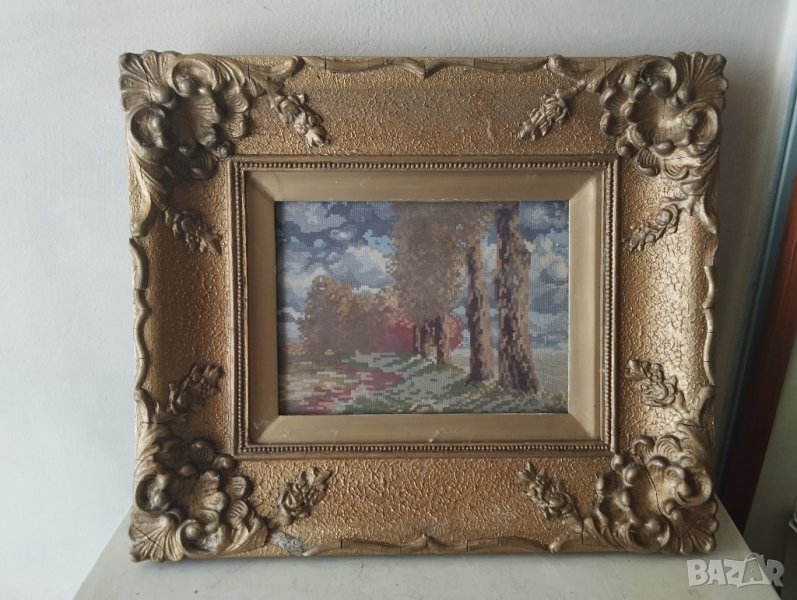Гоблен в барокова рамка, снимка 1