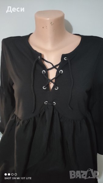 РАЗПРОДАЖБА черна красива блузка на H&M, снимка 1