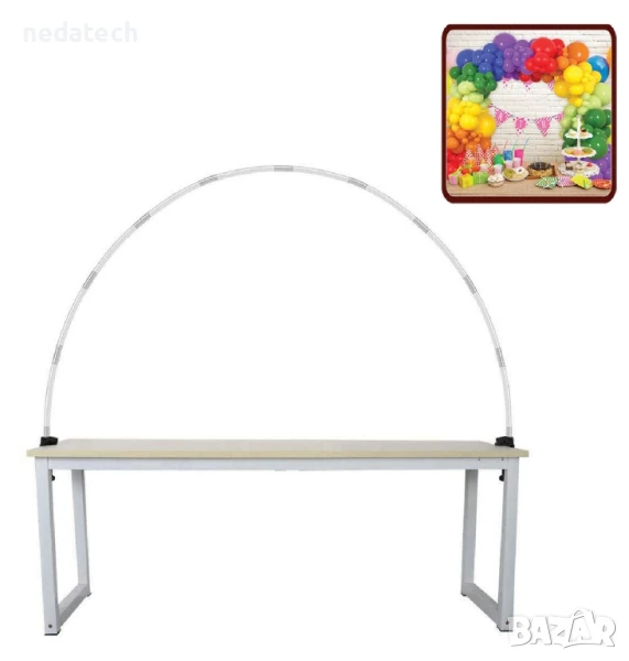 Настолна арка, 100 балона, 4 м., снимка 1