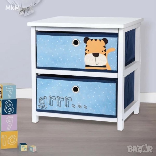 Красив шкаф за детска стая с чекмеджета на марката Home Styling Collection, снимка 1
