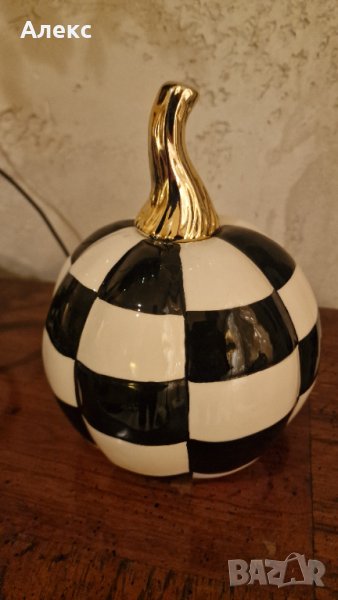 Керамична стилизирана тиква., снимка 1