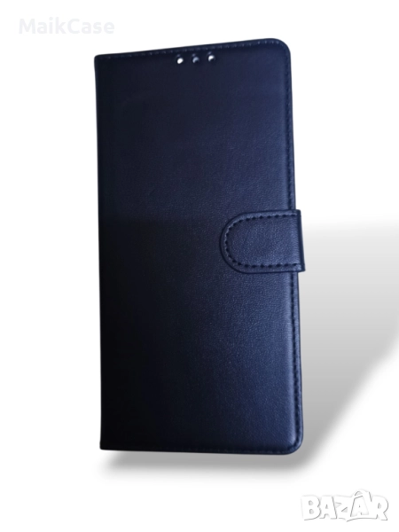 Samsung A12 Кожен калъф тип тефтер , снимка 1