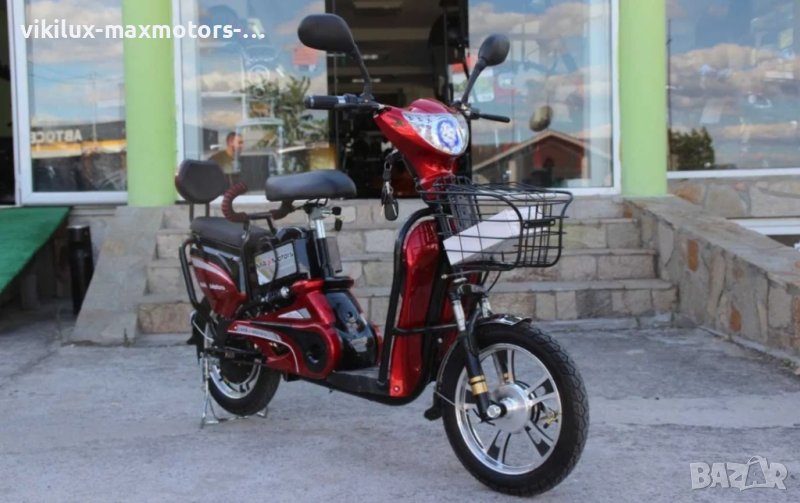 Електрически скутер-велосипед MaxMotors EBZ16 500W - RED, снимка 1