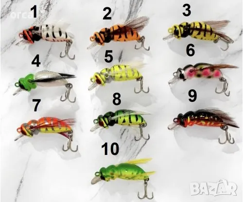 🐝 Воблер-оса OKINWA OSAKO WASP BEE 2.5 гр – Малък, но Смъртоносен за Хищниците! 🎣🔥, снимка 1