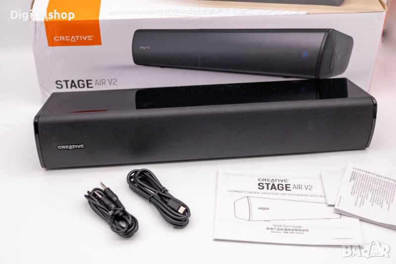 Creative Stage Air v2, Bluetooth, USB Audio, 20W/Аудио продукти,12 м.г, снимка 1