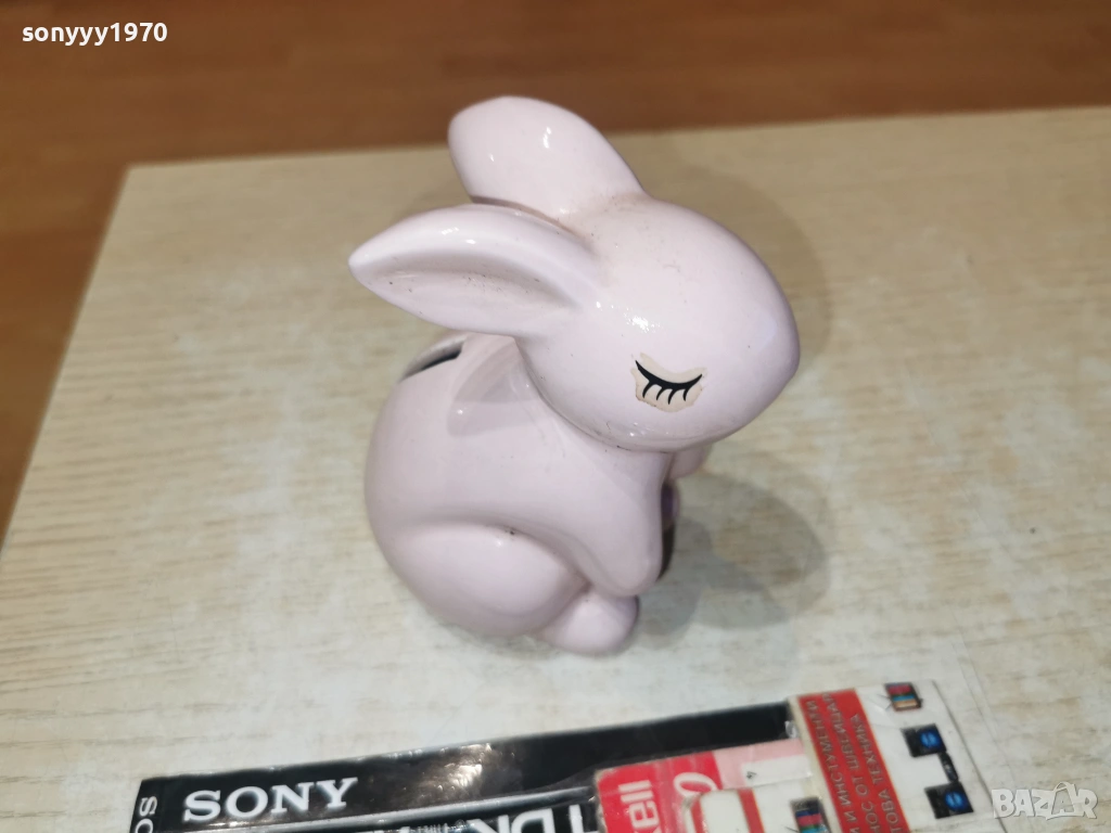 ПОРЦЕЛАНОВО ЗАЙЧЕ-КАСИЧКА 1101260734LCHERY, снимка 1