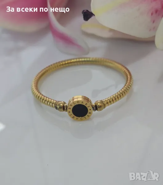 BVLGARI дамска гривна от медицинска стомана реплика, снимка 1