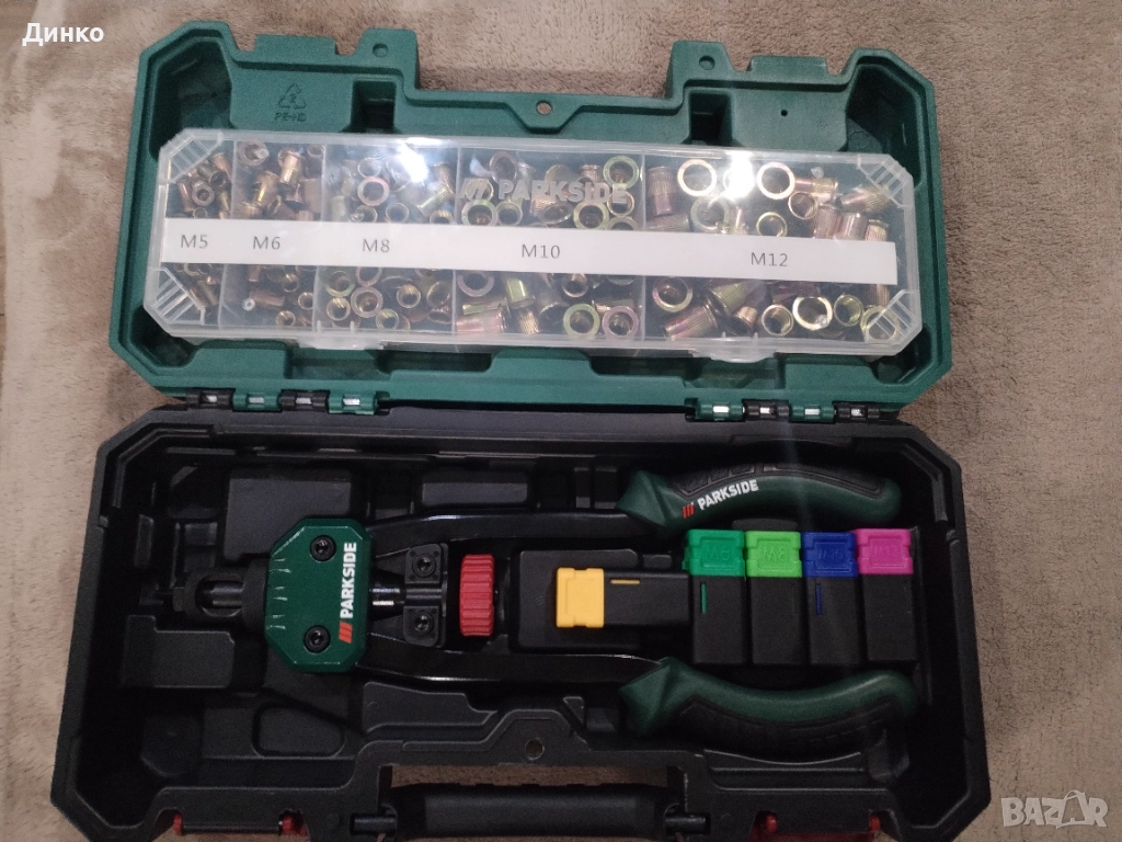 клещи за занитване на нит гайки, снимка 1