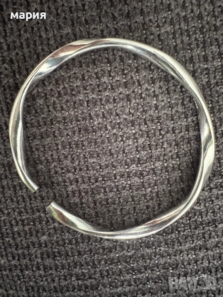 Нова сребърна гривна, снимка 1