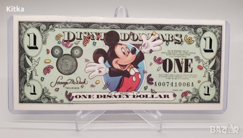 ДИСНИ 1 Dollar, 2000, UNC -РЯДКА, снимка 1