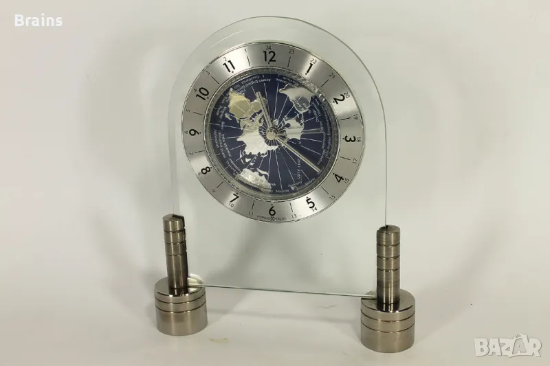 Немски Кварцов Часовник HOWARD MILLER Световно Време, снимка 1