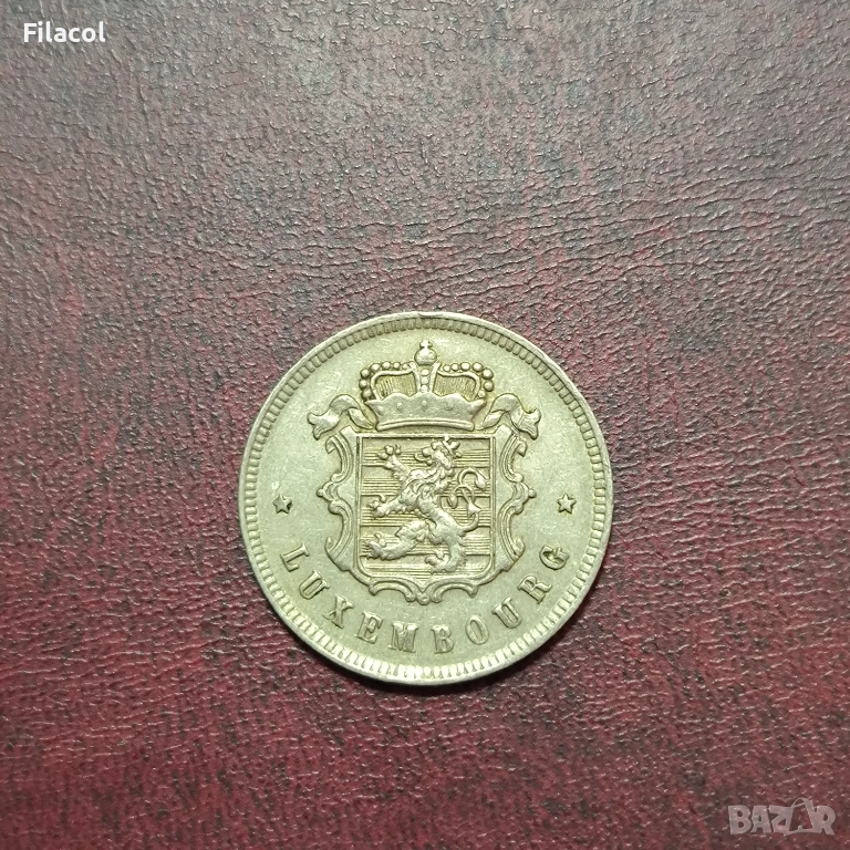 Люксембург 25 сантима 1927, снимка 1