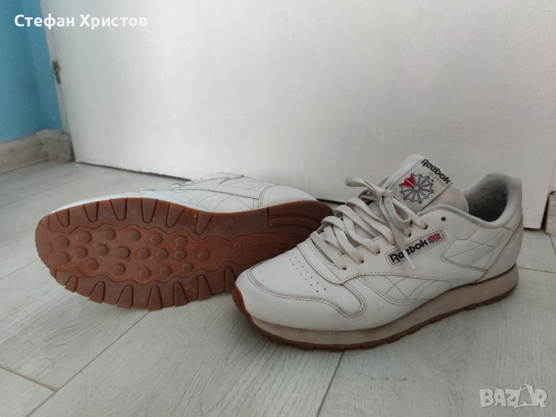 мъжки маратонки Reebok Classic Leather номер 45, ест. кожа, снимка 1