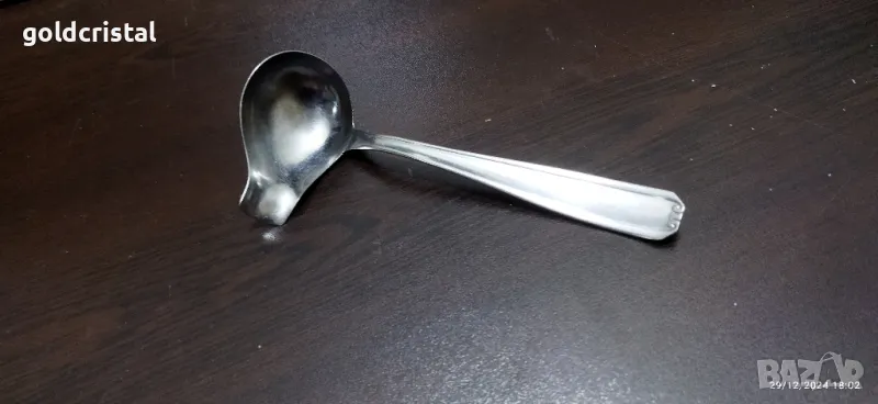 Стар немски черпак за сервиране на сос , снимка 1