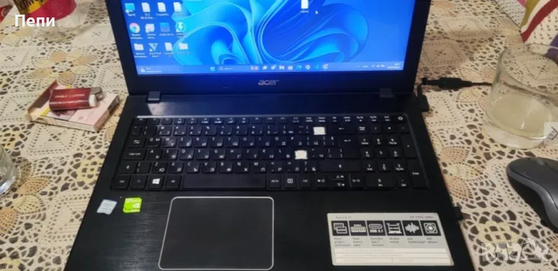 лаптоп Acer Aspire E15 GAMING UPGRADED, снимка 1