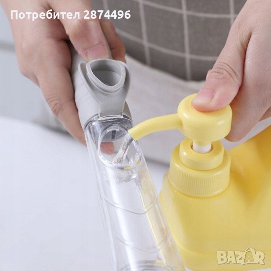 3826 Четка с дозатор за миене , снимка 1