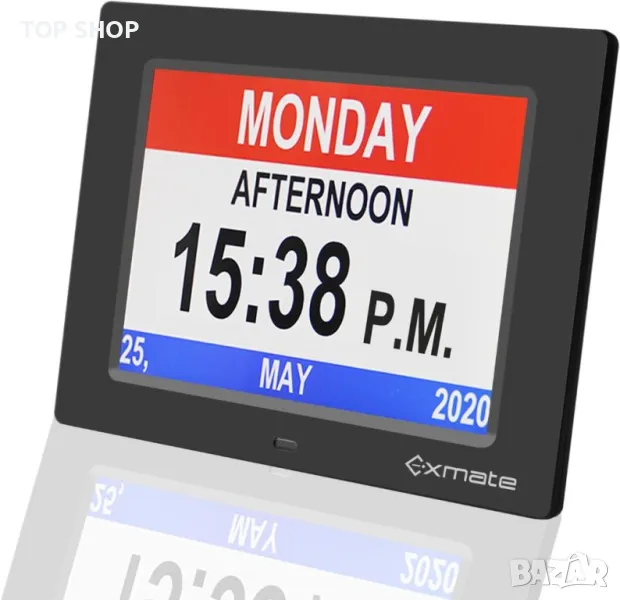 Цифров голям часовник -календар- фоторамка Exmate, снимка 1