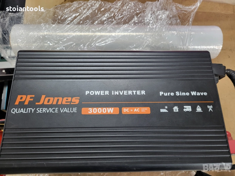 Инвертор 12V 220V 3000W чиста синусоида каравана кемпер бус, снимка 1
