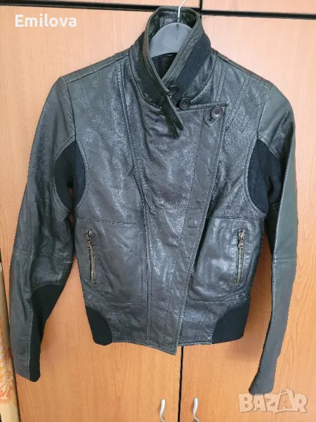 Кожено дамско яке S, снимка 1