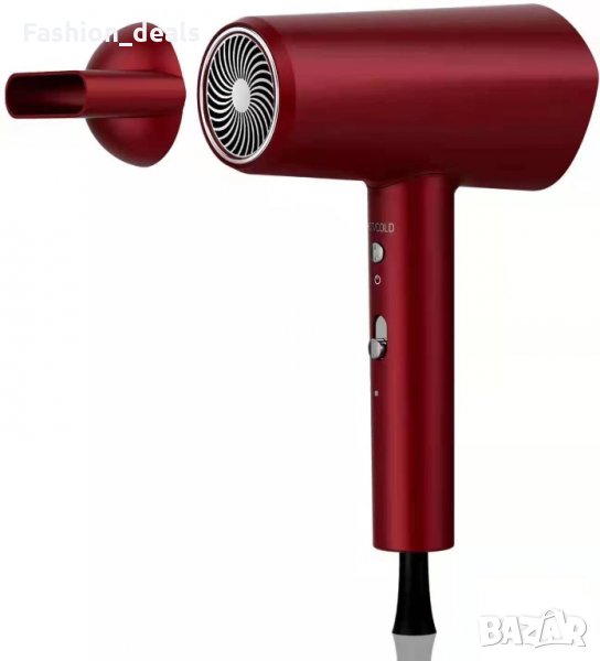 Нов Професионален мощен йонен сешоар 1800W Бързо изсушаване Тих , снимка 1