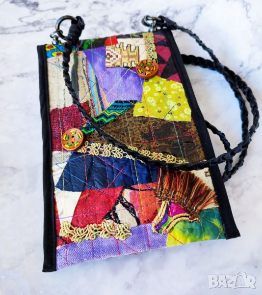 Дизайнерска чанта мозайка, снимка 1