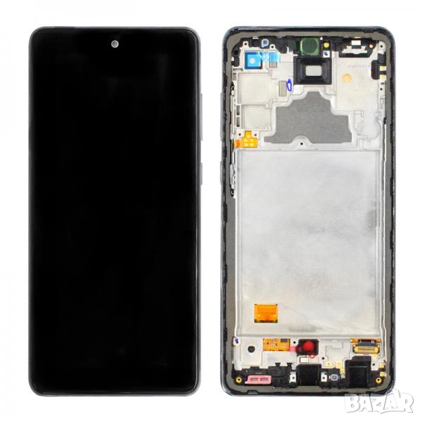 LCD Дисплей за Samsung SM-A725 / A726 ( A72 4G / 5G 2021) GH82-25624А / GH82-25463А / Тъч скрийн / Ч, снимка 1