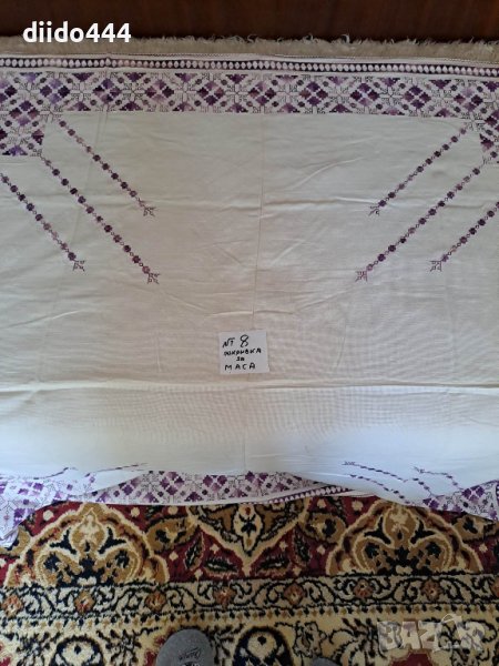 Бродирана покривка за маса № 8, снимка 1