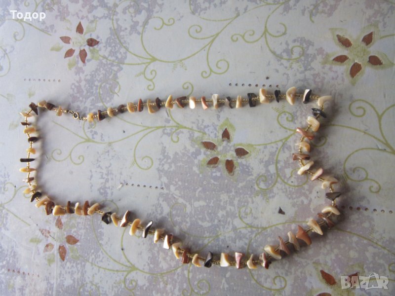 Невероятен гердан колие естествен седеф, снимка 1