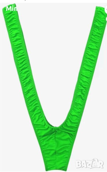Мъжка неоново зелена плувка гащеризон , снимка 1