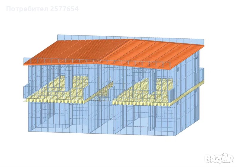Къща,Бунгало,Преместваема къща,Сглобяеми къщи,Модулни,Жилищни, снимка 1