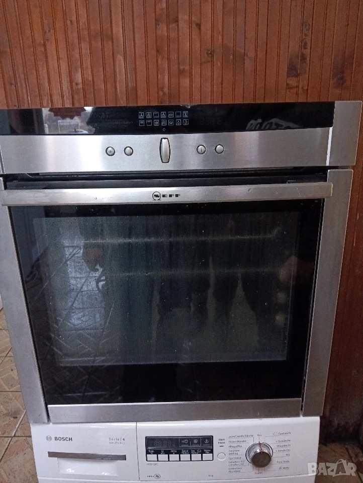 Иноксова фурна за вграждане с прибираща се врата Neff Made in Germany 2 години Гаранция!, снимка 1