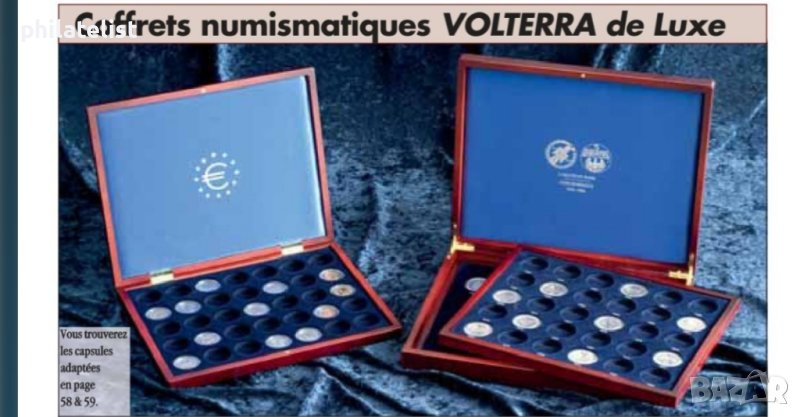 Leuchtturm Voltera за 60 монети до 39 мм, луксозна кутия, снимка 1