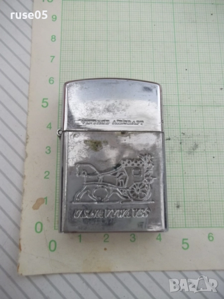 Запалка "TEAM PISTOL - U.S. NAVYWA VBS" бензинова работеща, снимка 1