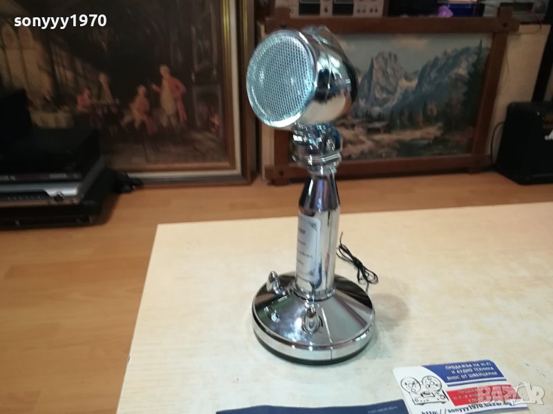 РЕТРО МИКРОФОН РАДИО-27СМ ВНОС ФРАНЦИЯ 2208231206, снимка 1